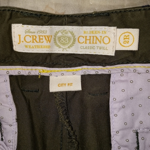 J Crew Chino Classic Twill "City Fit" - Picture 4 of 8